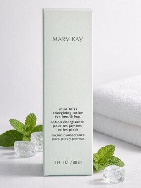 Mary Kay Mint Bliss Energizing Lotion Feet Legs Cooling 3 oz New